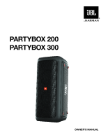JBL PartyBox 200 & 300 - Owners manual